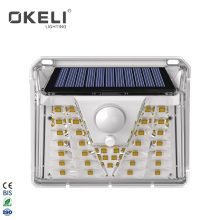 OKELI IP44 Waterproof Human Sensor Pathway Outdoor Emergency Security Garden LED Solar Wall Light